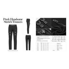 Punk Handsome Stretch Trousers