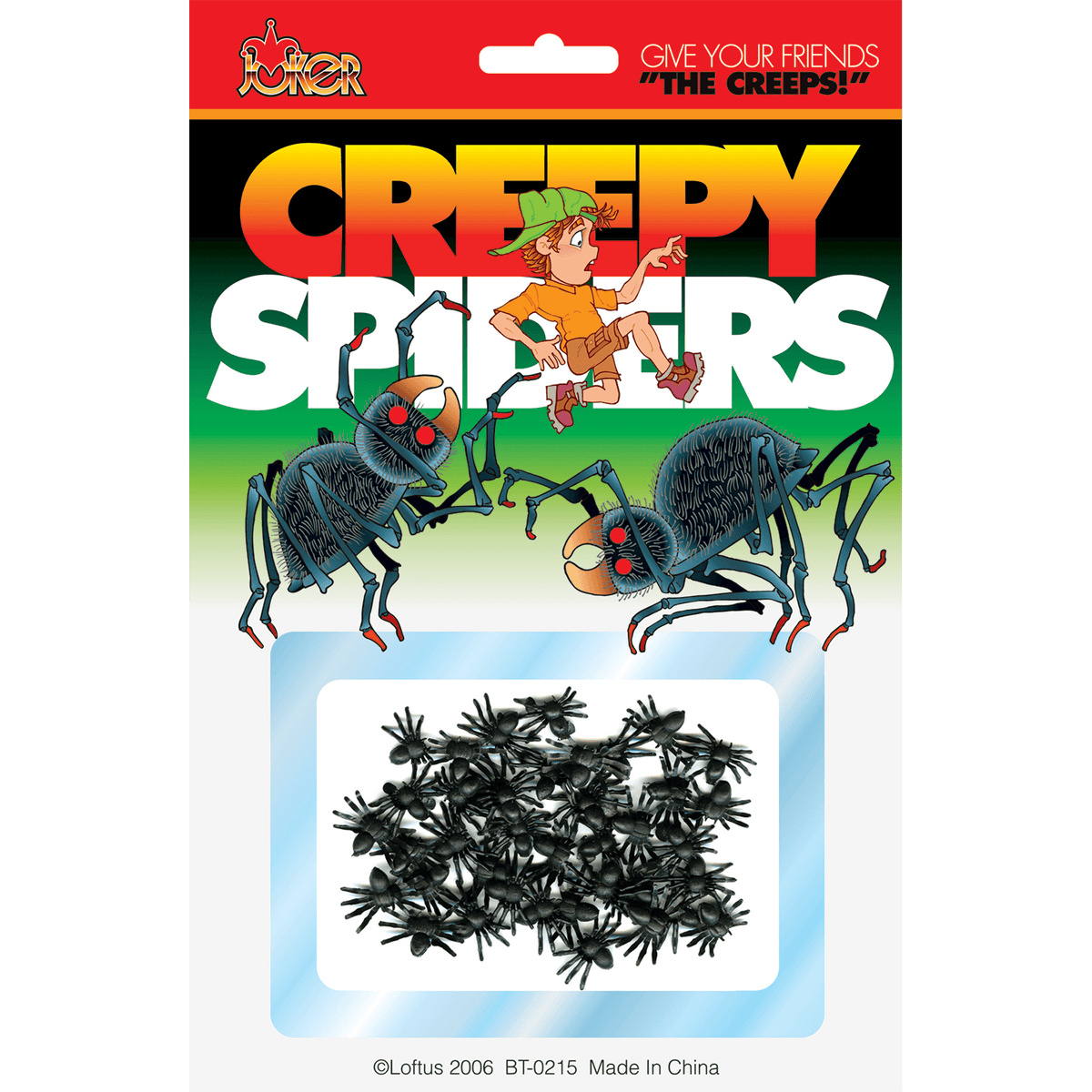 Creepy Pack of Fake Spiders