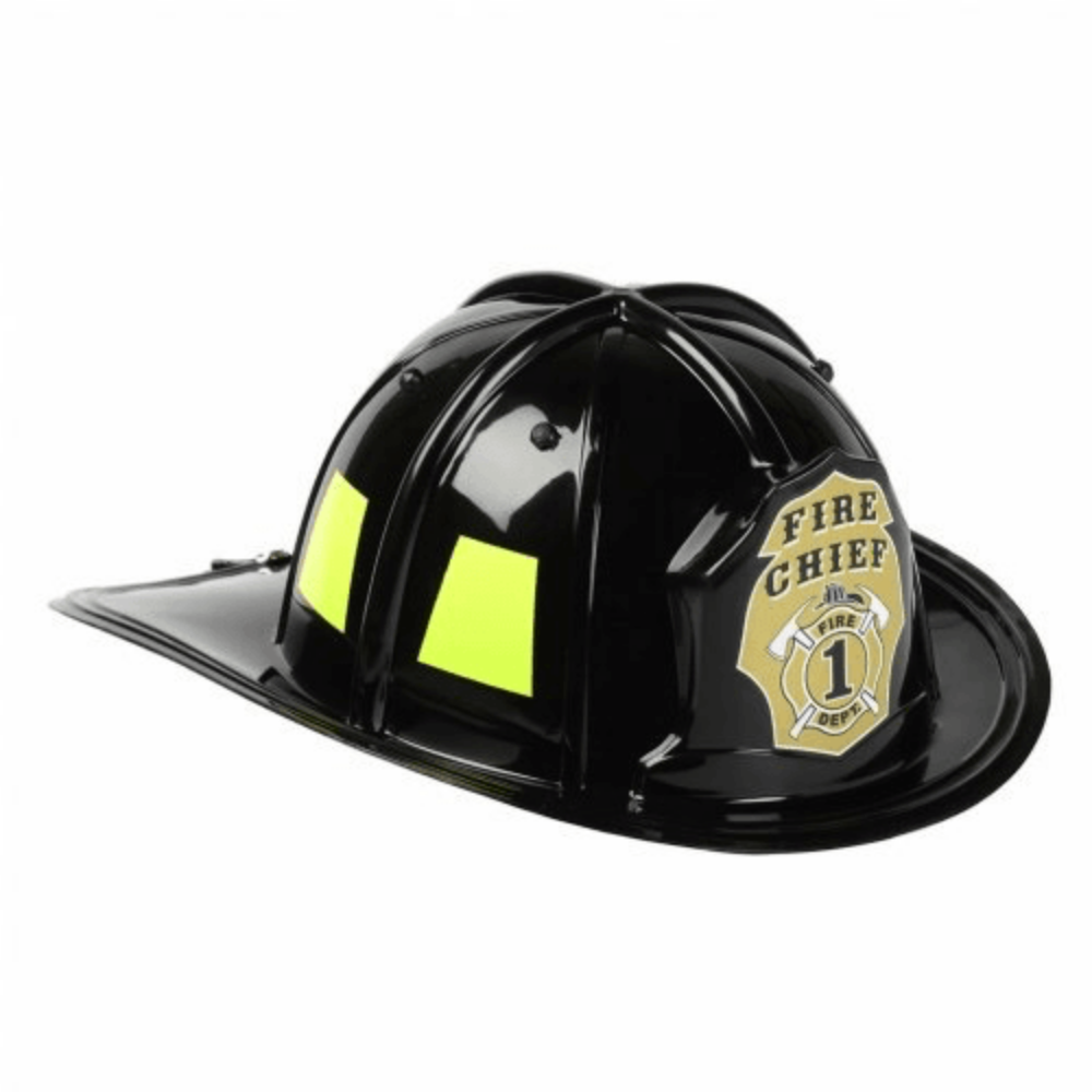 Black Jr. Firefighter Fire Chief Helmet