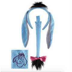 Winnie the Pooh Eeyore Ears Headband & Tail Kit