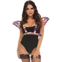 Holo Butterfly Wings Body Harness