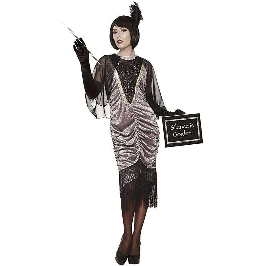 Silent Movie Flapper Adult Costume