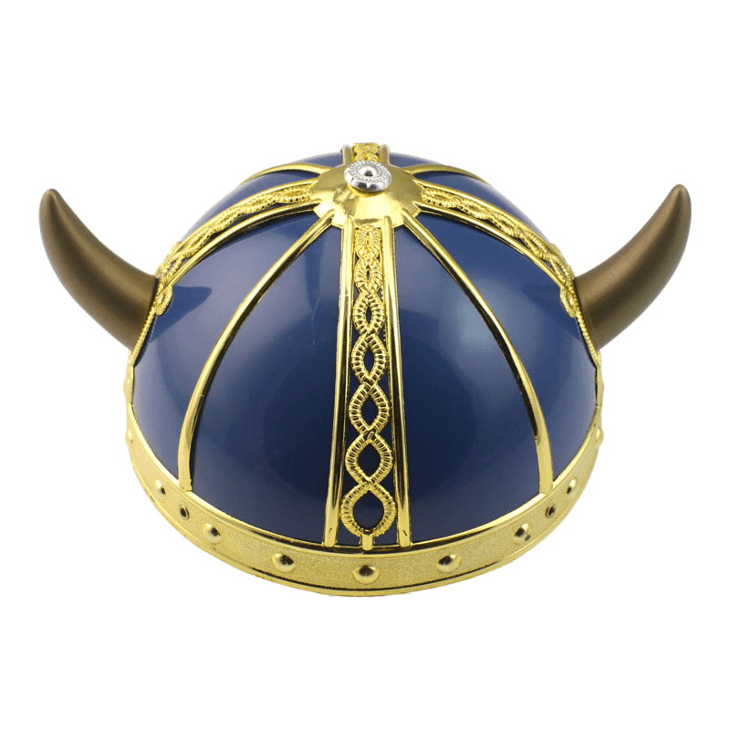 Blue Viking Helmet