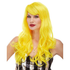 Burlesque Side Fringe Wavy Wig