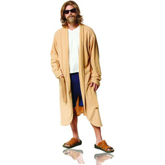 Lazy Guy Robe Men's Adult Costume & Wig Set