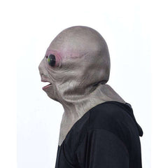 Umigame Grey Alien Supersoft Mask w/ Mouth Movement