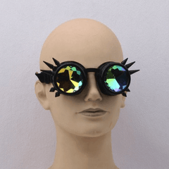 Spiky Steampunk Kaleidoscope Goggles