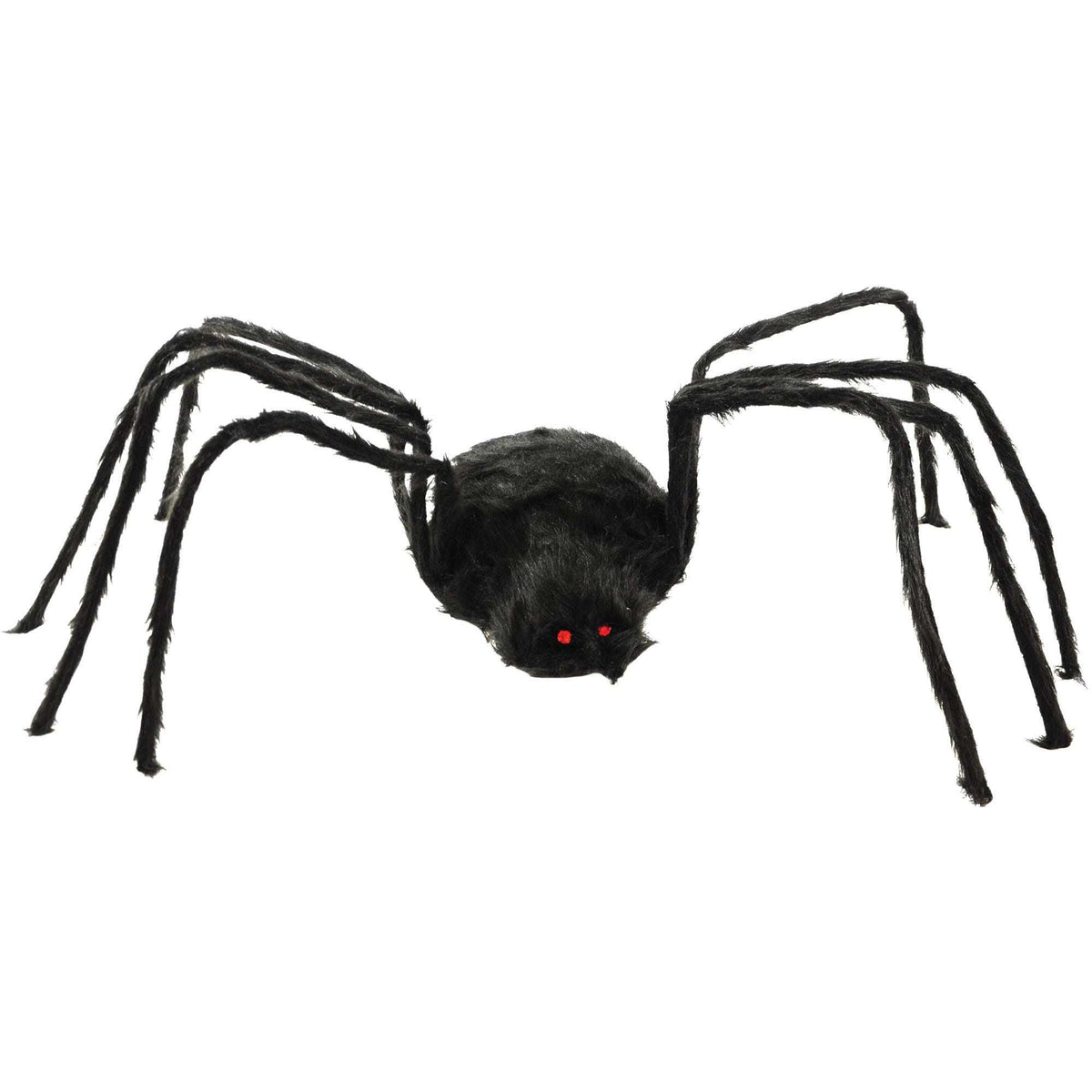 Spider Black Furry 80 Inches