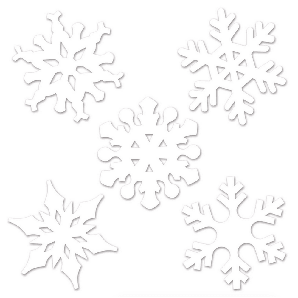 Mini Snowflake Cutouts