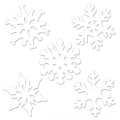 Mini Snowflake Cutouts