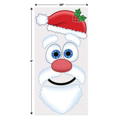 Santa Face Door Cover