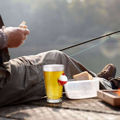 Gone Fishing Pint Glass