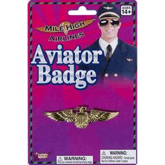 Gold Aviator Pin