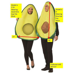 Avocado Adult Couples Costume