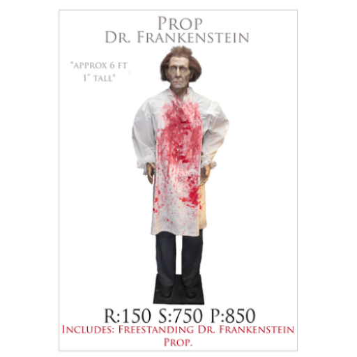 Dr. Frankenstein Life Size Prop