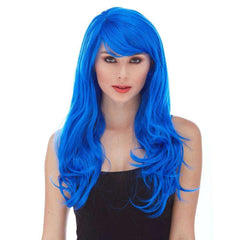 Burlesque Side Fringe Wavy Wig