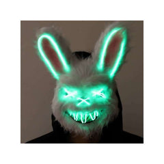 Neon Light Up LED Bunny Mask