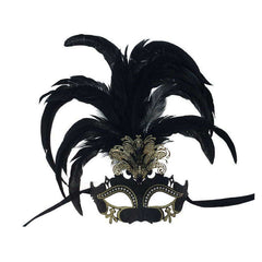 Venetian Mask with Feathers