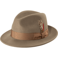 Almond Fedora Hat