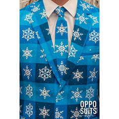 OppoSuits Snowflake Three Piece Suit