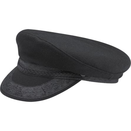 Black Greek Fisherman Hat Black