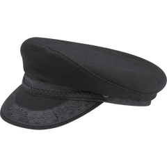 Black Greek Fisherman Hat Black