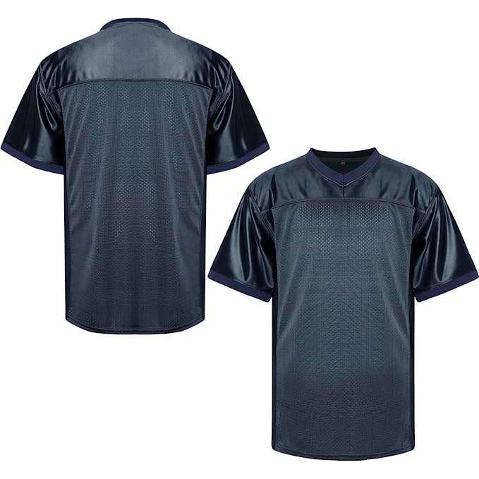 Blank Navy Football Jersey