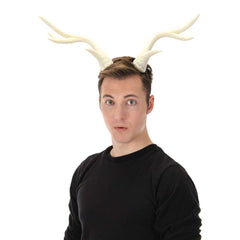 White Light-Up Deer Antlers LumenHorns