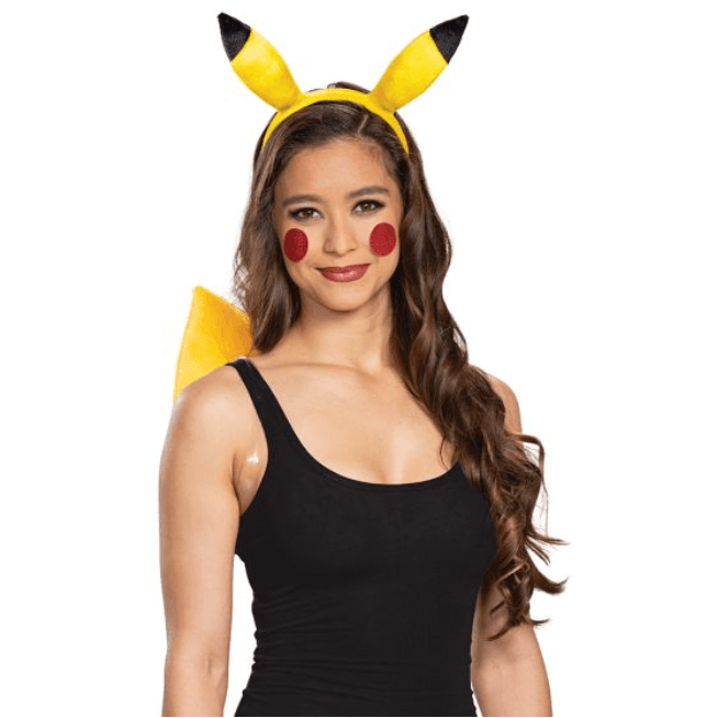 Adult Pikachu Headband & Tail Kit