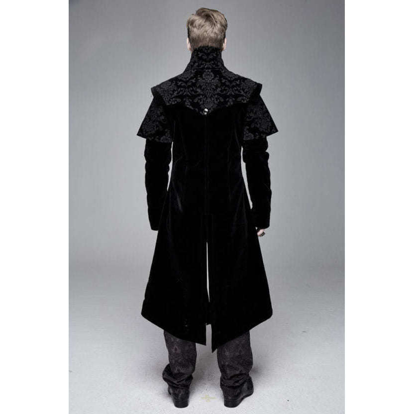 Men's Black Gothic Winter Coat