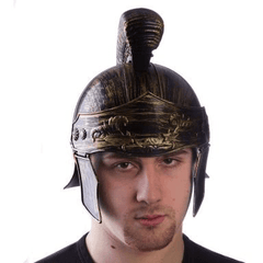 Gold Roman Helmet