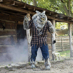 7.5' Hulking Werewolf Animated Prop