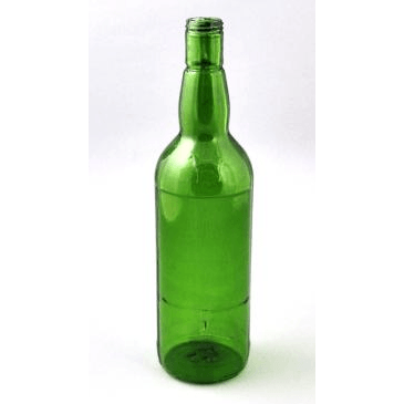 Breakaway Green Whiskey Bottle