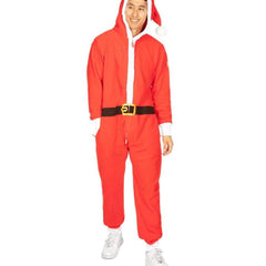 Unisex Santa Christmas Adult Jumpsuit