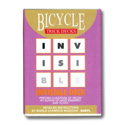 Invisible Deck Bicycle (Red)