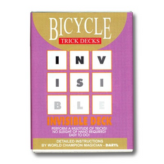 Invisible Deck Bicycle (Red)