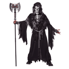 Evil Unchained Skeleton Kids Costume & Mask