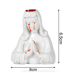 Crying Mary Candle Holder