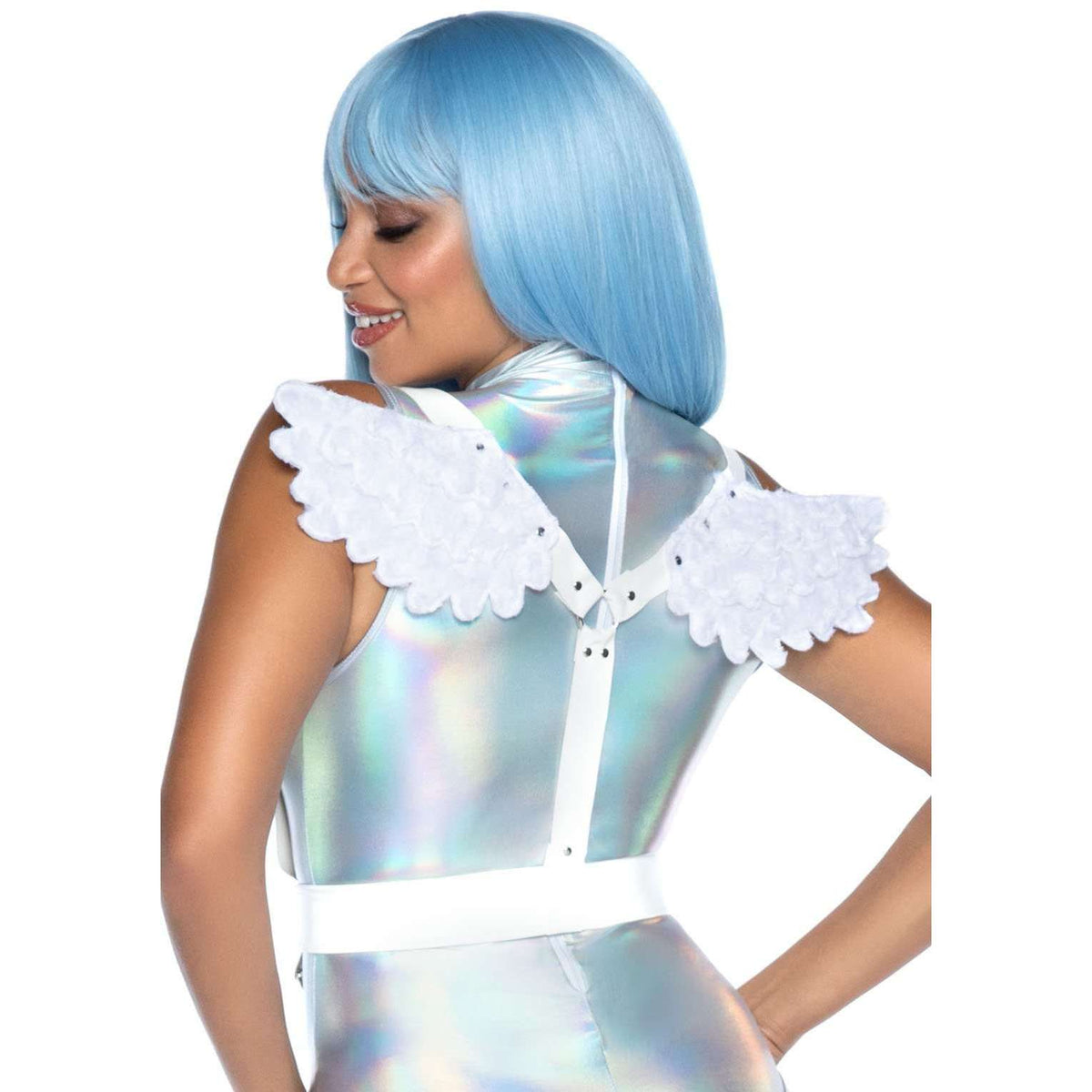 Furry Angel Wing Body Harness