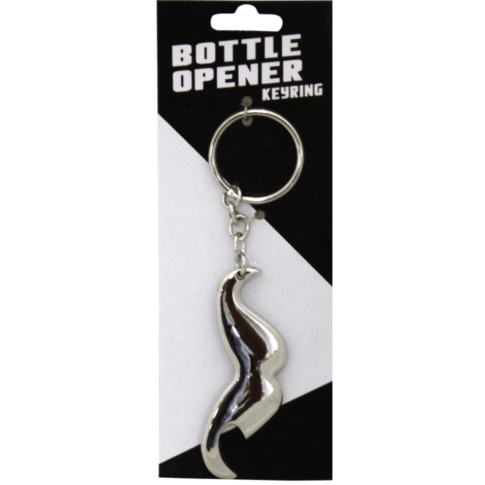 Mustache Bottle Opener Key Chain