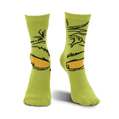 Dr Seuss The Grinch Costume Crew Socks