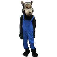 Big Bad Wolf Mascot Adult Costume