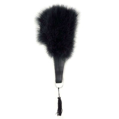 Black Marabou Feather Fan