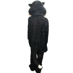 Blissful Black Cat Mascot Adult Costume