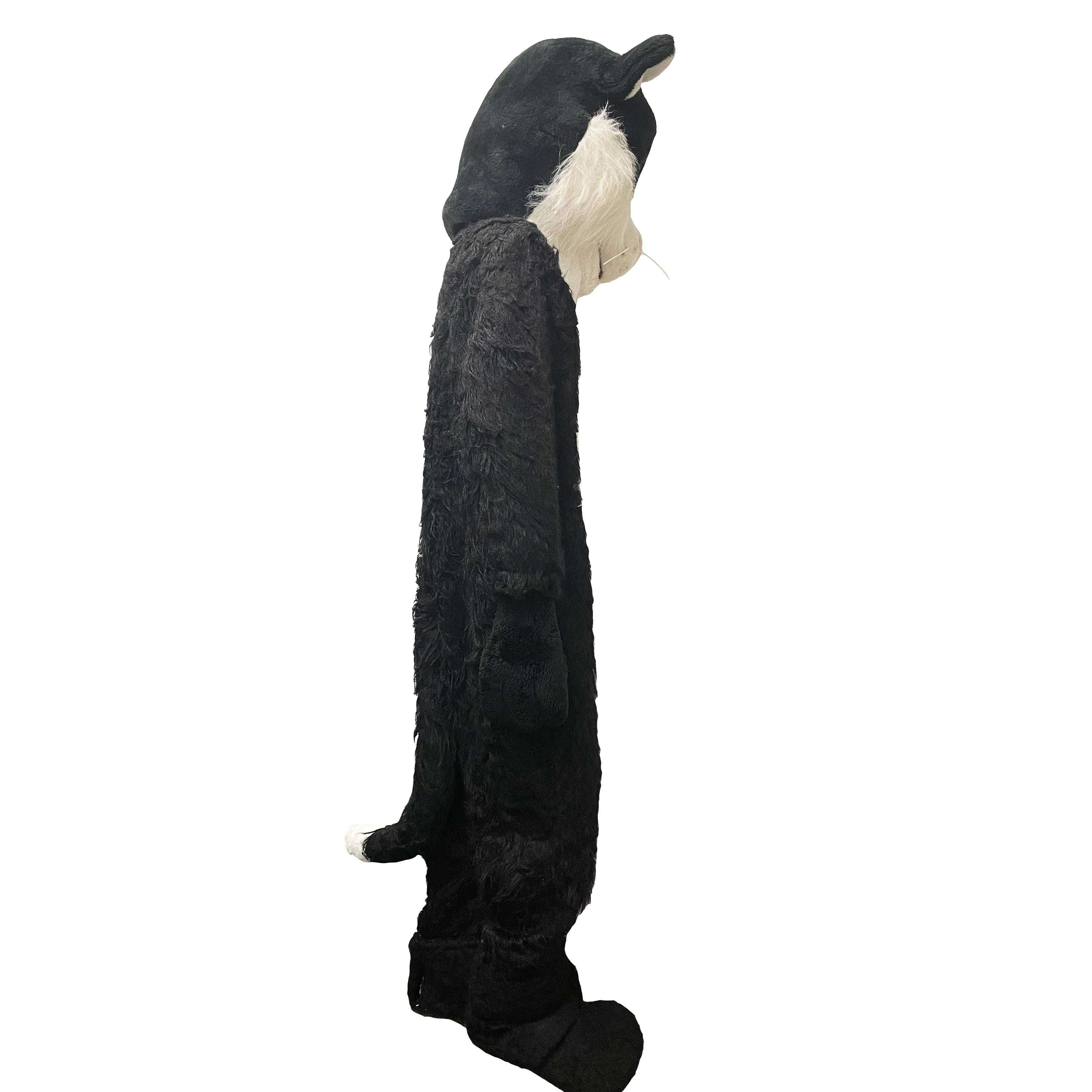 Blissful Black Cat Mascot Adult Costume