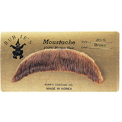 100% Human Hair Fake Mustache