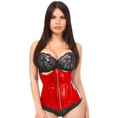 Lavish Wet Look Underbust Corset