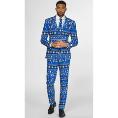 OppoSuits Merry Mario Three Piece Suit