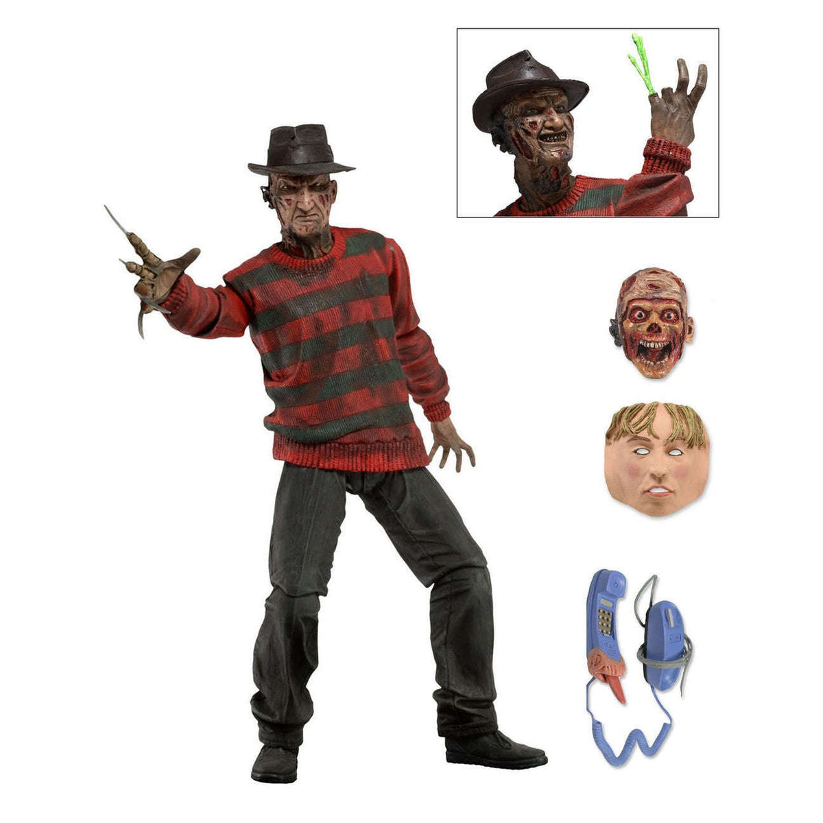 A Nightmare on Elm Street: 7″ Scale Ultimate Freddy Collectible Action Figure