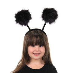 Bendy Bug Pom Antennae Headband